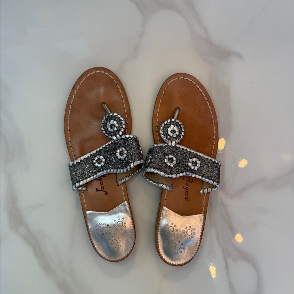 Jack Rogers Sandals Silver